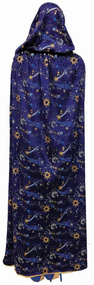 Blue Velvet - Hooded Cape - SpicyLegs.com