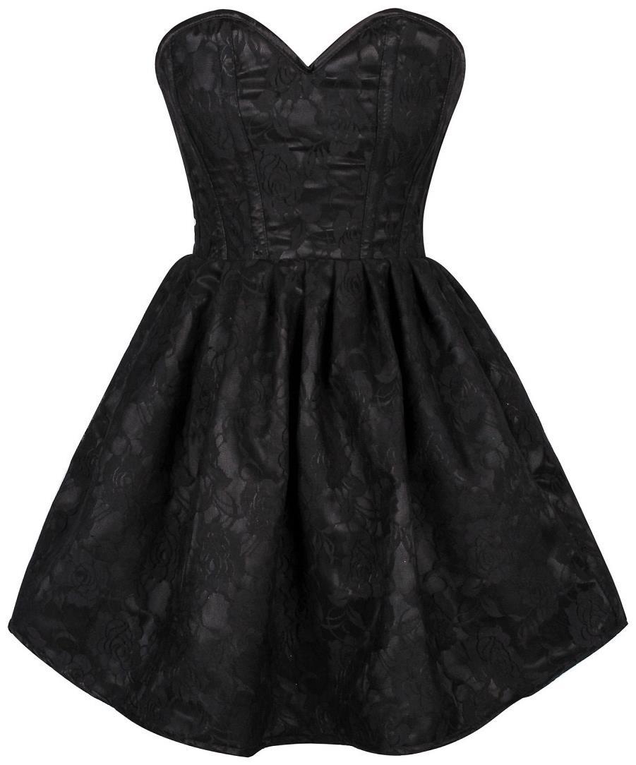 Steel Boned Lace Empire Waist Corset Skirt in Wine main image 1
