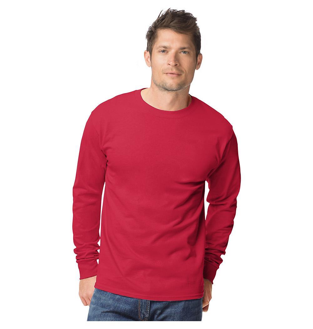 Hanes TAGLESS Long-Sleeve T-Shirt - SpicyLegs.com