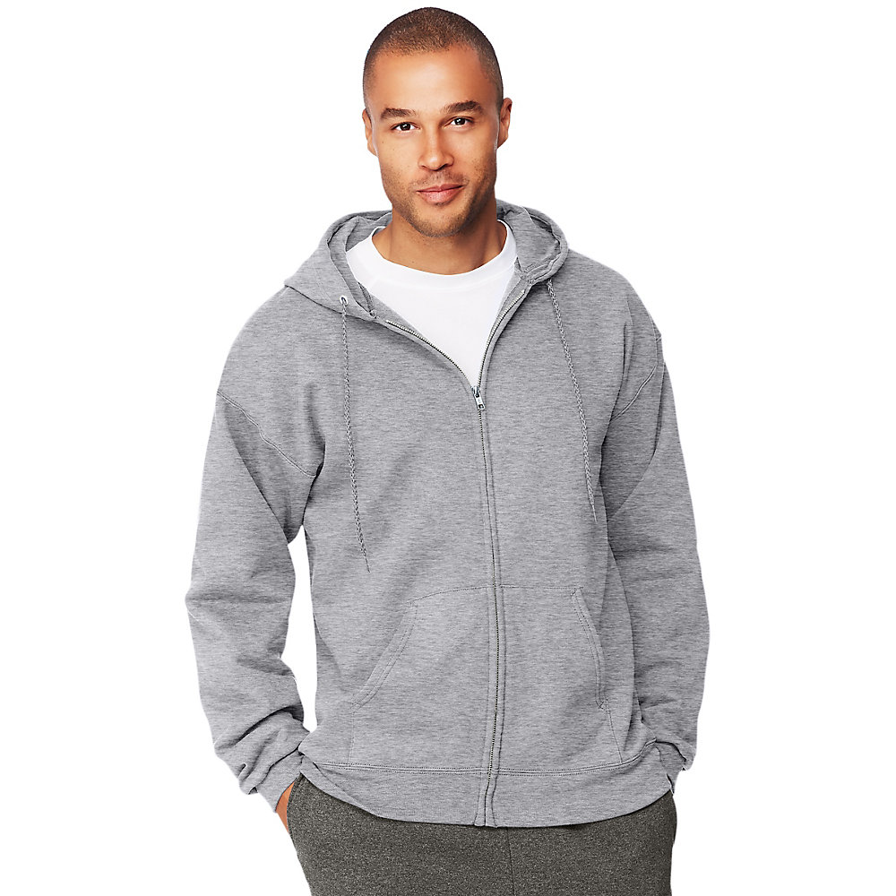 Hanes Men’s Ultimate Cotton Heavyweight Full Zip Hoodie (F280 ...