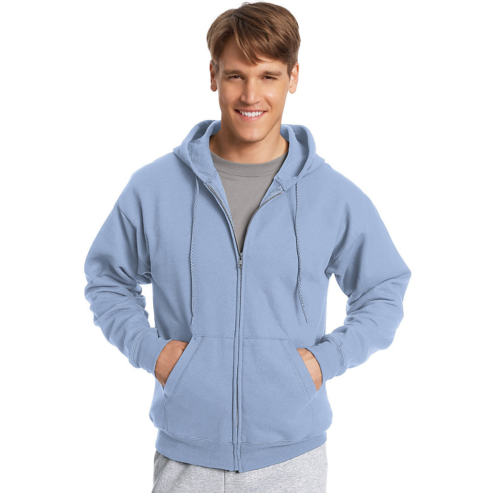 Hanes ComfortBlend EcoSmart Full Zip Hoodie - SpicyLegs.com