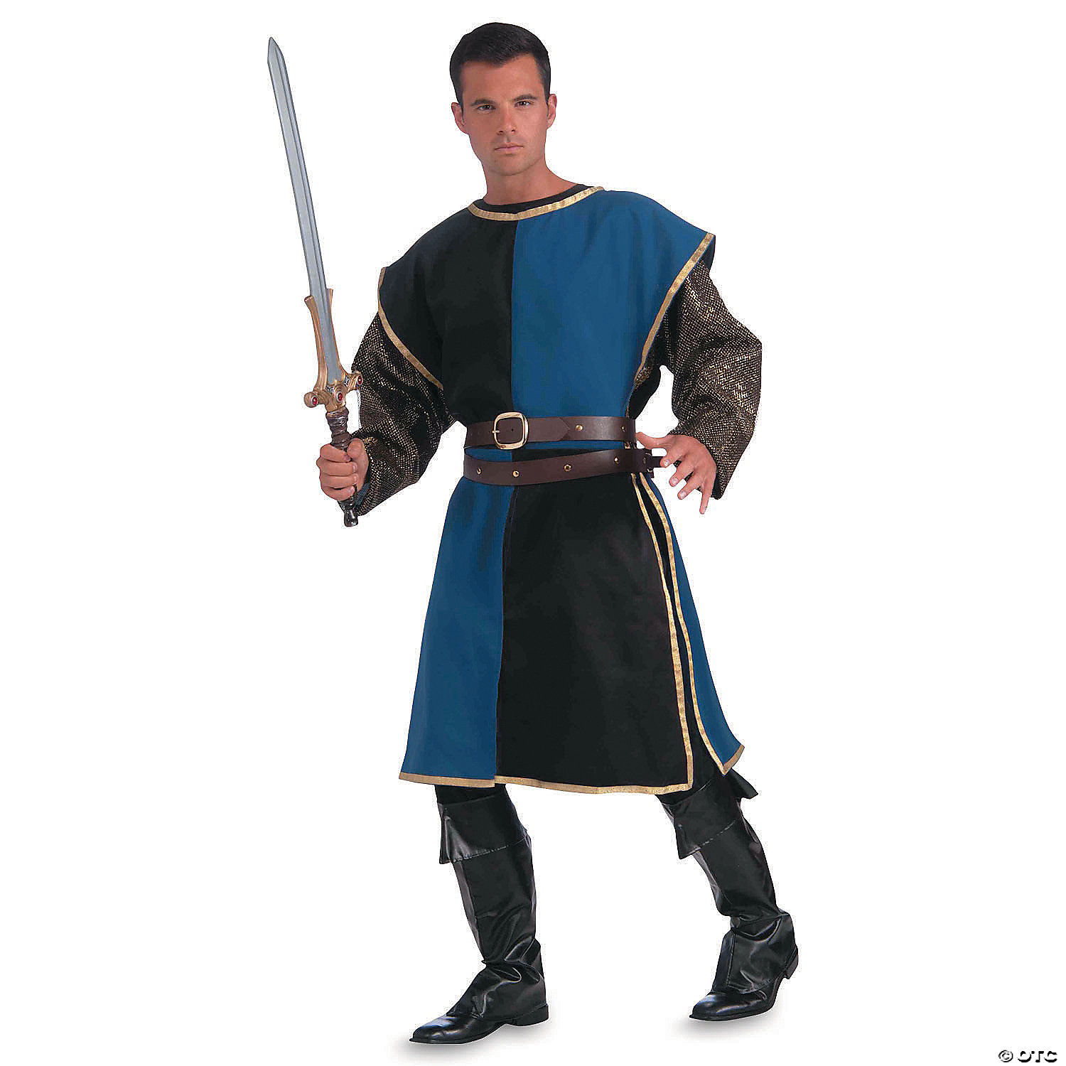 Medieval Tabard Blue Black - SpicyLegs.com