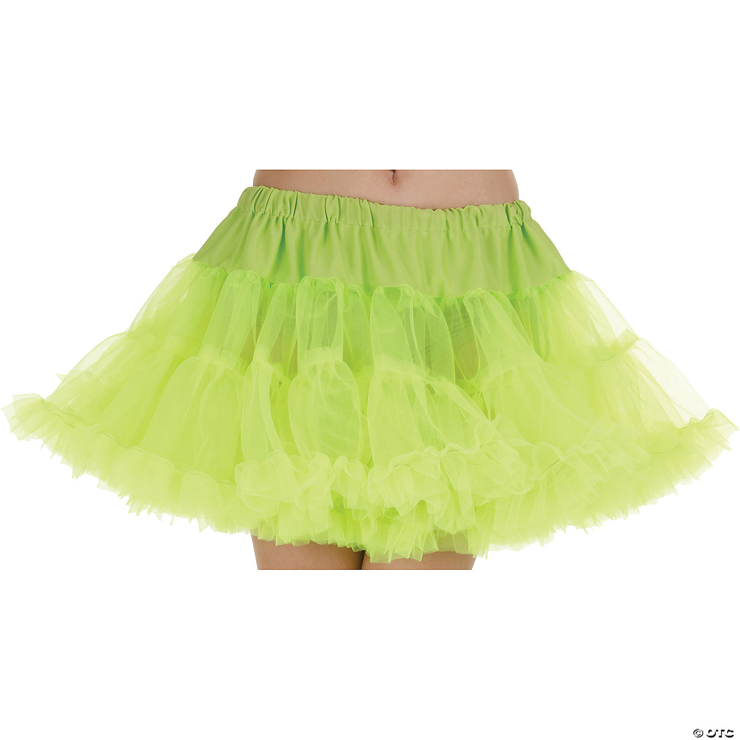 Petticoat Tutu Adult Neon Green - SpicyLegs.com