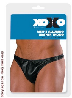 Sexy Leather Thong