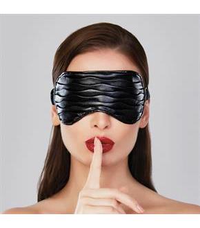ADORE BUTTER SOFT RUCHED FAUX LEATHER MASK