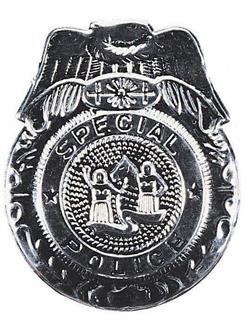 Badge Police Silver