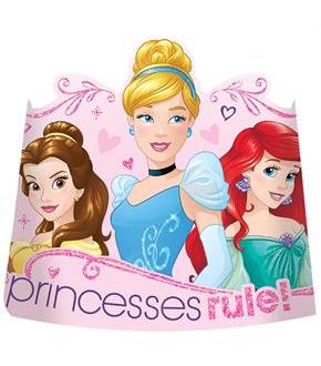 Disney Princess Dream Big Paper Tiaras(8)