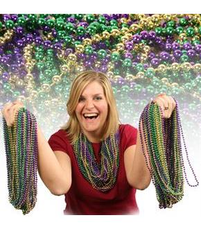 33" Assorted Round Beads (144)