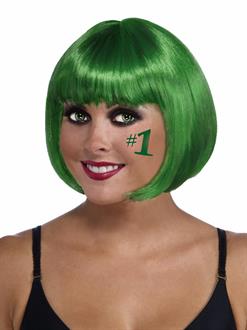 Green Adult Bob Wig