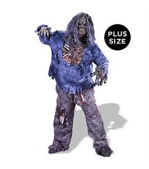 Complete Zombie Adult Plus Costume