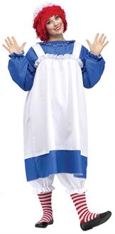 Raggedy Ann Adult Plus Costume
