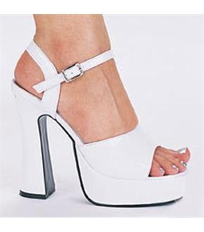 Lea Platform Shoes White