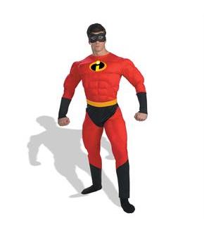 Disney Mr. Incredible Muscle Adult Costume