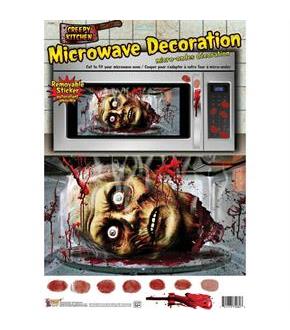 Creepy Kitchen Microwave Removable Decoration