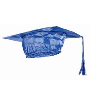 Blue Graduation Adult Cap - One-Size