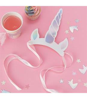 Ginger Ray Make a Wish Unicorn Horn Party Hats (8)