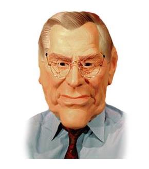 Soft Vinyl Rumsfeld Mask