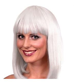 Miss Santa White Wig