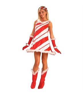 Miss Candy Cane Adult Costume