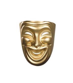 Gold Comedy Mask