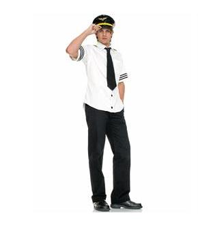 Airline Pilot Adult Costume Male