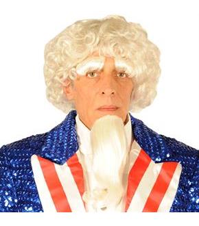 Uncle Sam Wig/ Goatee/ Eyebrows