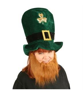 Plush Leprechaun Hat with Beard
