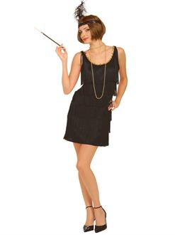Black Flapper Costume Adult