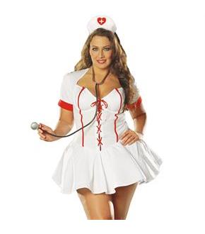 Bedside Nurse Sexy Plus Adult Costume