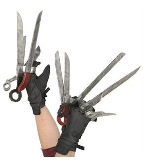 Edward Scissorhands Deluxe Gloves Adult