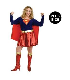 Supergirl Adult Plus Costume