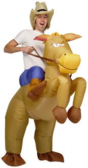 Riding on Horse Illusion Adult Costume