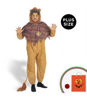 The Wizard of Oz - Cowardly Lion Adult Plus Costume