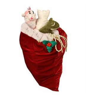 Festive Santa Bag - Winter Holiday Classics