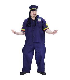 Way High Patrolman Adult Plus Costume