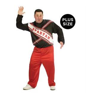 SNL Spartan Cheerleader Male Adult Plus Costume