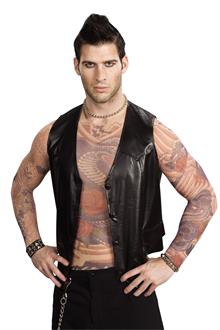 Miami Ink Tattoo Shirt - Scales and Bones Adult Costume