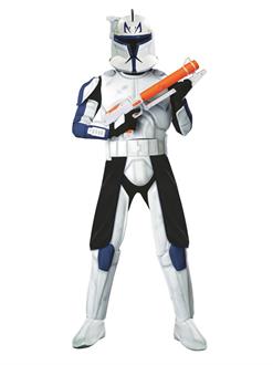 Star Wars Animated Deluxe Clone Trooper Leader Rex Adult Costume