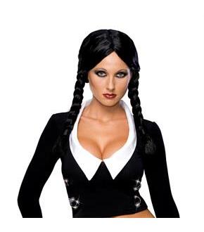 Addams Family Deluxe Wednesday Wig