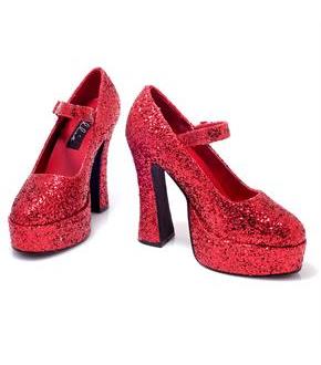 Sexy Eden (Red Glitter) Adult Shoes