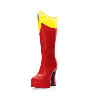 Cosmic Red and Yellow Adult Boots