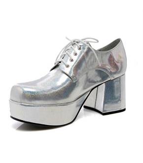 Silver Pimp Adult Shoes