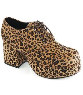 Leopard Print Pimp Adult Shoes
