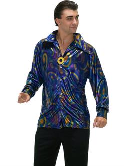 Dynomite Dude Disco Shirt Adult Costume