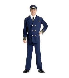 Airline Pilot Adult Costume