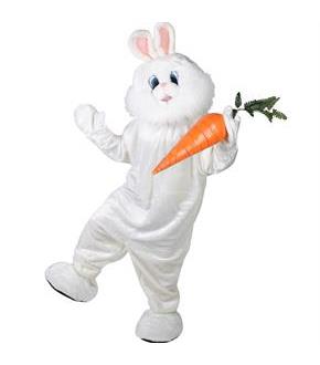 Bunny Plush Deluxe Mascot Adult Costume