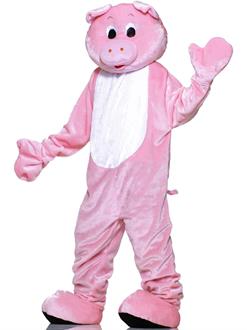 Pig Plush Economy Mascot Adult Costume