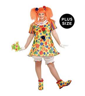 Giggles The Clown Adult Plus Costume