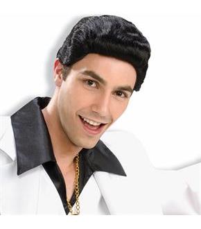 Disco Dude Black Wig