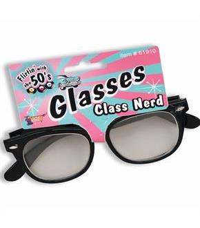 Class Nerd Glasses with Clear Lenses